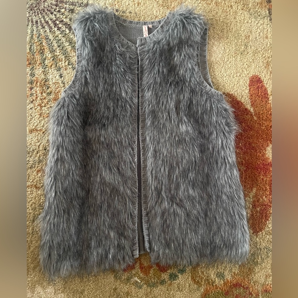 Red Camel Fur Vest